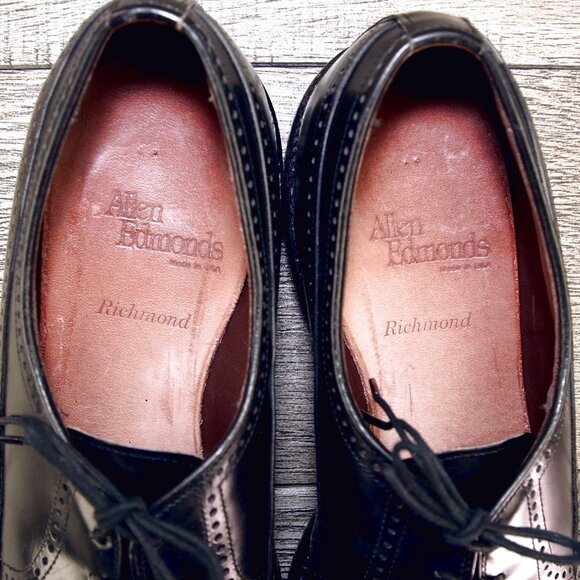 Allen Edmonds RICHMOND Longwing 9 D Black * add $15 new Cedar Trees main image 11
